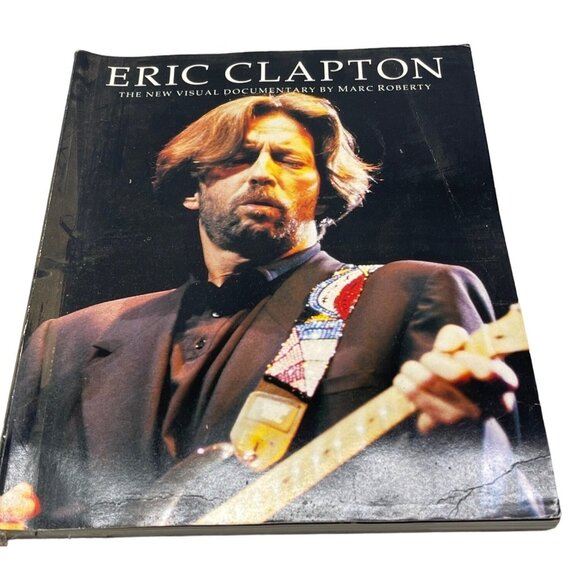 Eric Clapton paperback book documentary by Marc Roberty 1990 English READ - Picture 1 of 9